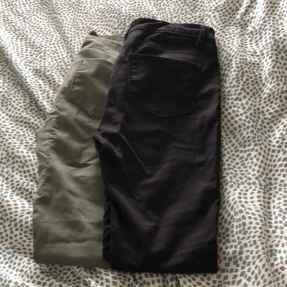 THREE PAIRS DIFF COLOURS 👖pink, black, green - Picture 4 of 7